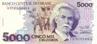 BRESIL   5 000 Cruzeiros  Non Daté (1993)  Pick 232c  Signature 30    ***** BILLET  NEUF ***** - Brasilien