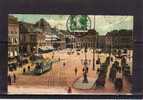 06 NICE Place Massena, Animée, Tramway, Colorisée, Ed LL 113, 1913 - Piazze