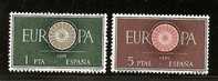 1960-ED.1294/5- Europa-NUEVO-sinfijasellos - Neufs