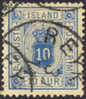 Iceland O6 XF Used 10a Official From 1876 - Dienstmarken