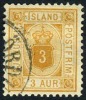 Iceland O10 XF Used 3a Official From 1898 - Service