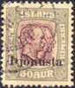 Iceland O69 XF Used 50a Official From 1936 - Service