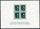 Germany B102 Mint Never Hinged Souvenir Sheet From 1937 - Blokken
