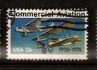 Commercial Aviation - Ford Pullman Monoplane And Laird Swallow Biplane - Scott # 1684 - Used Stamps