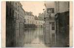 Carte Postale Ancienne Ivry - Inondations. Rue De Liégat - Ivry Sur Seine