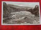 The Rapids Of The Tay From Grandtully Bridge Real Photo PC - Kinross-shire