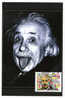 ALBERT EINSTEIN   FRANCE   CARTE PHOTO ORIGINALE FABRIQUEE PAR UN COLLECTIONNEUR - Albert Einstein