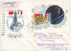 M503 Russia URSS France Espace Space Mission Very Nice FDC Cover  With Space Postmark 1980 - UdSSR