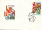 M509c Russia URSS Espace Space Mission Very Nice FDC Cover  With Space Postmark 1981 - Russie & URSS