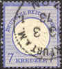 Germany #10 Used 7kr Small Shield From 1872 - Gebruikt