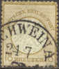 Germany #11 Used 18kr Small Shield From 1872 - Gebruikt