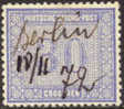 Germany #13 XF Used 30gr From 1872, Expertized Hennies Certificate - Oblitérés