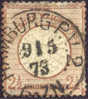 Germany #19a Used Lilac Brown 2-1/2gr Large Shield From 1872 - Oblitérés