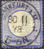 Germany #24 Used 7kr Large Shield From 1872 - Oblitérés