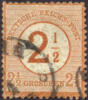 Germany #27 Used 2-1/2gr On 2-1/2gr From 1874 - Oblitérés