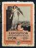LYON - 69 - RHONE / 1914 VIGNETTE ILLUSTREE FOIRE DE LYON - Autres & Non Classés