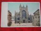 C 1910 Hand-coloured Bath Abbey West Front - Bath