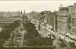 Britain United Kingdom - Princes St., From Scott Monument, Looking W. Edinburgh Old Postcard [P144] - Midlothian/ Edinburgh