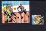 Eishockey Winter Olympic Sarajevo Nicaragua 2479+ Block 155 O 4€ - Invierno 1984: Sarajevo