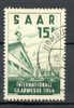 Saar 1954 Mi. 348  15 Fr Internationale Saarmesse Saarbrücken - Gebruikt