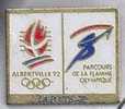 Albertville 92, La Poste, Le Parcours De La Flamme Olympique - Correo