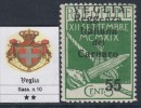 ITALIA - FIUME - VEGLIA - N. 10  - Catalogo 400€  GOMMA INTEGRA  - MNH ** - LUXUS POSTFRISCH - Arbe & Veglia