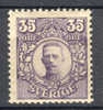 Sweden 1911 Mi. 78   35 Ö King König Gustav V €15,- MH - Unused Stamps