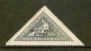 SWA 1927 Hinged Stamp(s) Triangel Eng/eng 108 - Namibië (1990- ...)