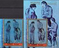 Arme Familie Picasso Blaue Periode 1972 VAE Manama 1167 Plus Block 233 O 8€ Blocchi Art Bloc Painting Sheet Bf Arabia - Picasso