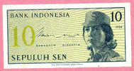 Billet De Banque Nota Banknote Bill 10 Sen INDONESIE INDONESIA 1964 - Indonesië