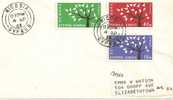 Cyprus1963: Michel215-7 On FDC Catalogue Value $82.50 - 1963