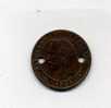 - PIECE DE 10 CENTIMES FRANCAISE DE 1864  TROUEE . TRANSFORMEE EN BRACELET ? - Populaire Kunst