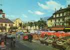 Cpm Cafe De France, Tabac Sur La Place De La Liberation A Villard De Lans Avec Voitures - Cafes