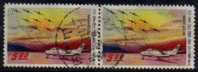 REPUBLIC Of CHINA   Scott #  C 72  VF USED Pair - Airmail