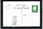 Carte Postale Monaco N° 34  1 Frs Vert Olive ( Blanc ) 1978 - Entiers Postaux