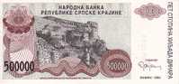 CROATIE  500 000 Dinara  Emission De 1993   Pick R23   ***** QUALITE  XF ***** - Croatia