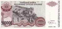CROATIE  500 000 Dinara  Emission De 1993  Pick R23     ***** QUALITE  XF ***** - Croatia