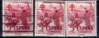 España Num 1103. Pro Tuberculosos . VARIEDAD Color - Used Stamps