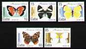 CUBA 1997 - PAPILLONS CUBAINS (5) - Unused Stamps