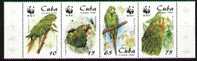 CUBA 1998 - CONURE - WWF - PROTECTION DE LA FAUNE (4) - Nuevos