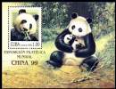 CUBA 1999 - International Stamp Expo CHINA'99 - PANDAS (BF) - Nuevos