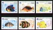 CUBA 1995 - L'AQUARIUM NATIONAL - POISSONS (6) - Unused Stamps