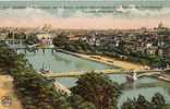 75 - PARIS - Panorama Sur La Seine , La Cite,Notre Dame..... - CPA Colorise - Die Seine Und Ihre Ufer