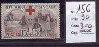 156  INFIRMIERE COTE 300 E - Unused Stamps