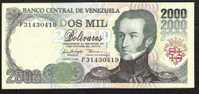 VENEZUELA  P77b    2000 BOLIVARES  1998  UNC. - Venezuela