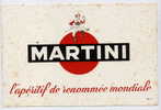 Buvard MARTINI Dapres DON - Jockey - Alimentare