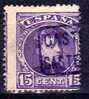 15 Cts Alfono XIII, Castellfort (Castellon) Carteria Oficial Tipo II - Used Stamps