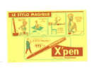 BUVARD / STYLO MAGIQUE  X PEN / WATERMAN  / 12.5 X 19.5 CM  / BEL ETAT - Cartoleria