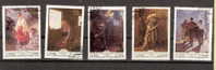 1979 Michel Nrs 4893/4897 Full Serie Volledige Reeks (°) Paintings Schilderijen Lot Nr 1000 - Gebruikt