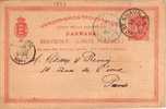 DANEMARK ENTIER POSTAL - Postal Stationery